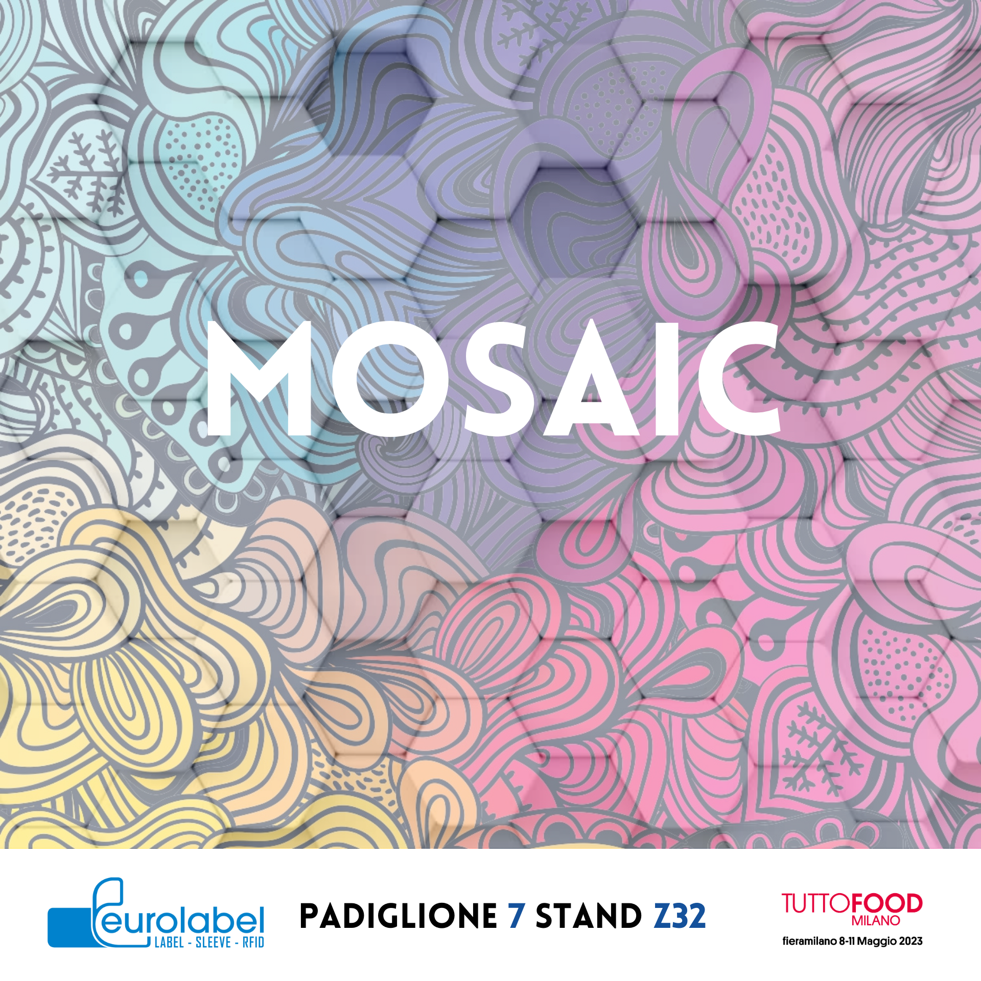 Etichette Mosaic, un solo Pattern per migliaia di varianti